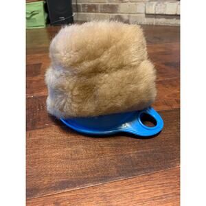 Vintage 1950's Cossak Style Faux Fur Hat - OS